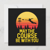 Schijf Golf met jou Feestdagenkaart (Voorkant)