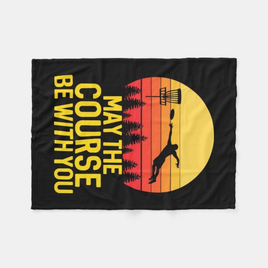 Schijf Golf met jou Fleece Deken (Voorkant (Horizontaal))