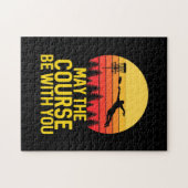 Schijf Golf met jou Legpuzzel (Horizontaal)