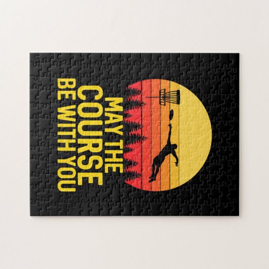 Schijf Golf met jou Legpuzzel (Horizontaal)