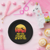 Schijf Golf met jou Papieren Bordje (Feest)