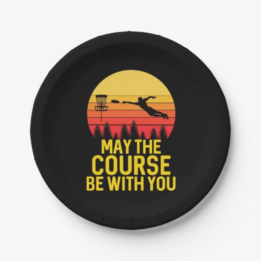 Schijf Golf met jou Papieren Bordje (Voorkant)