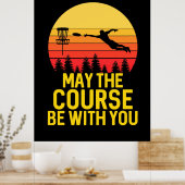 Schijf Golf met jou Poster (Keuken)