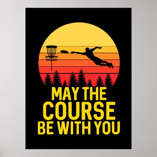 Schijf Golf met jou Poster (Voorkant)