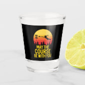 Schijf Golf met jou Shot Glas (Voorkant)