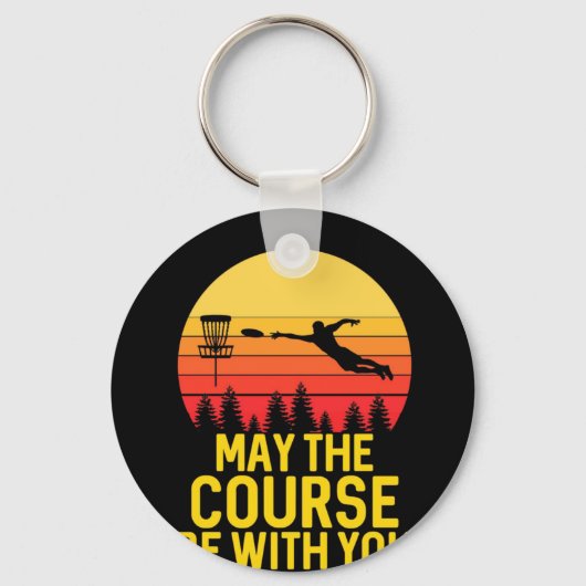 Schijf Golf met jou Sleutelhanger (Voorkant)