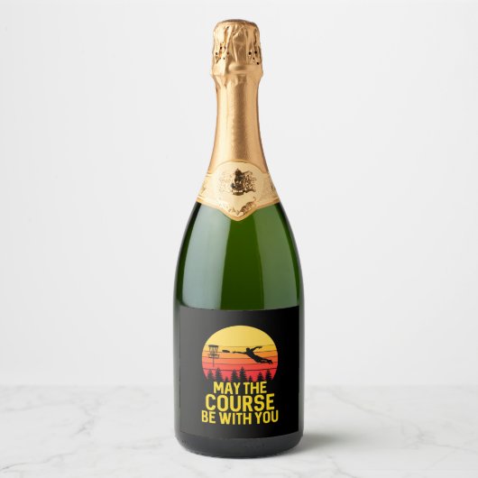 Schijf Golf met jou Sparkling Wijnetiket (Voorkant)