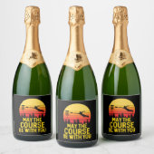Schijf Golf met jou Sparkling Wijnetiket (Flessen)
