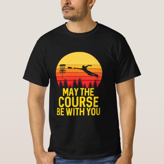 Schijf Golf met jou T-shirt (Voorkant)