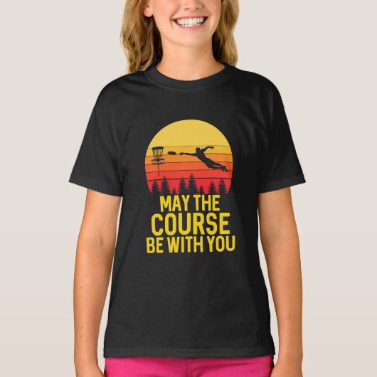 Schijf Golf met jou T-shirt (Voorkant)