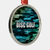Schijf Golf Metalen Ornament (Rechts)
