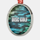 Schijf Golf Metalen Ornament (Links)