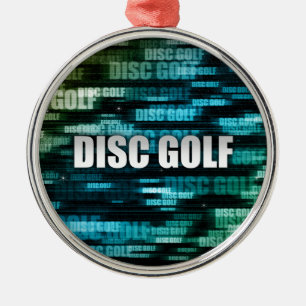 Schijf Golf Metalen Ornament