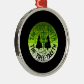 Schijf Golf Metalen Ornament (Rechts)