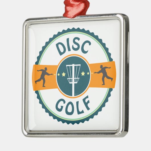 Schijf Golf Metalen Ornament (Links)
