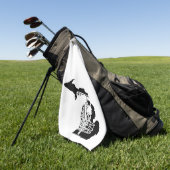 Schijf golf Michigan - handdoek voor je discgolf t (Groen)