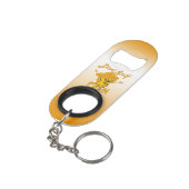 Schijf Golf Mini Flessenopener (Achterkant Gekanteld)