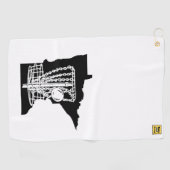 Schijf golf Minnesota - handdoek voor je discgolf  (Horizontaal)