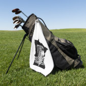 Schijf golf Minnesota - handdoek voor je discgolf  (Groen)