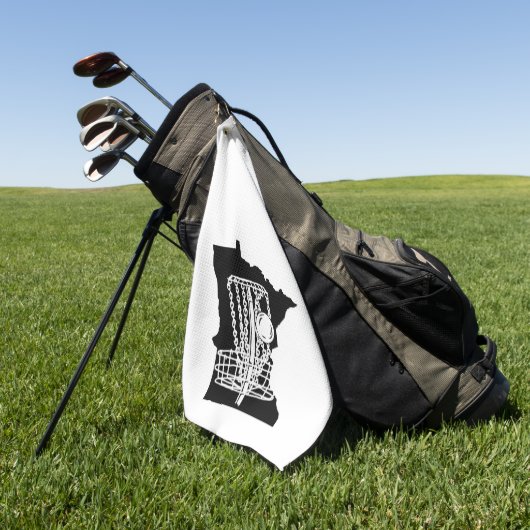 Schijf golf Minnesota - handdoek voor je discgolf  (Groen)