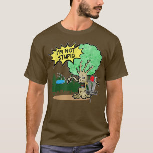 Schijf golf niet stom t-shirt