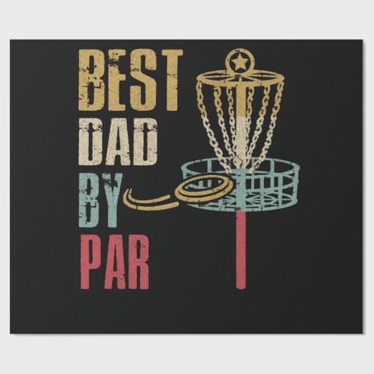 Schijf Golf Pa beste vader op papier (Vlak)