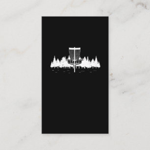 Schijf Golf Player Forest Sport Frisbee Disk Golfi Visitekaartje