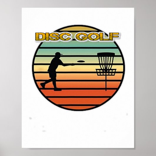 Schijf Golf Poster (Voorkant)