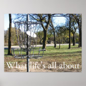 Schijf Golf Poster (Voorkant)