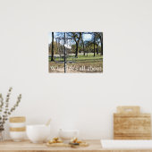 Schijf Golf Poster (Keuken)