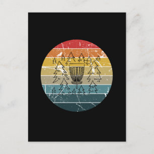 Schijf Golf Retro Briefkaart