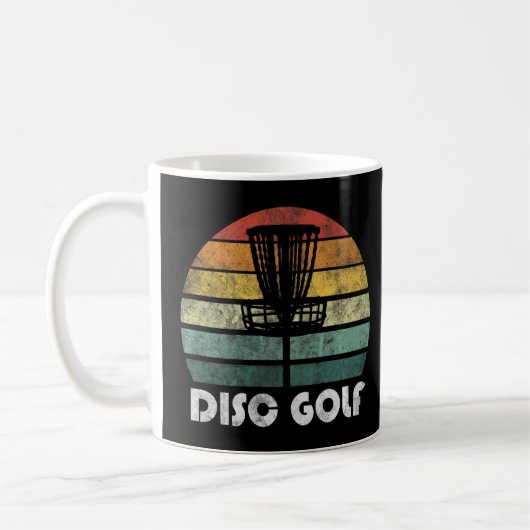 Schijf Golf Retro  Frisbee Golf Koffiemok (Links)