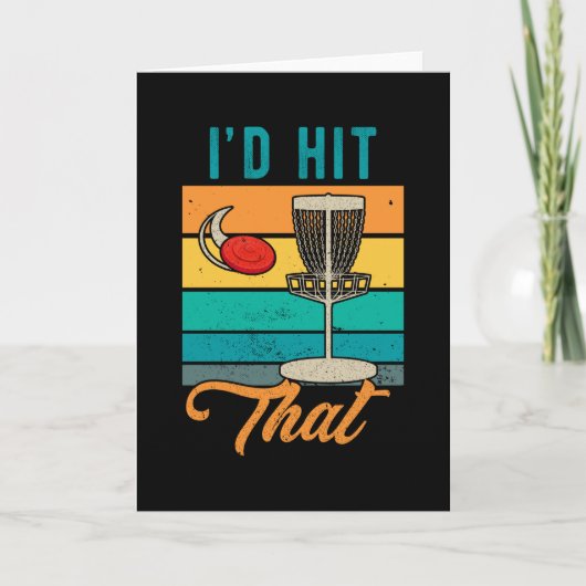 Schijf Golf Retro, ik zou dat zeggen Kaart (Voorkant)