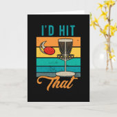 Schijf Golf Retro, ik zou dat zeggen Kaart (Gele Bloem)