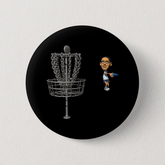 Schijf Golf Ronde Button 5,7 Cm (Voorkant)