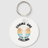 Schijf Golf-schijf Golf-mandje Sleutelhanger (Voorkant)