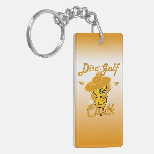 Schijf Golf Sleutelhanger (Voorkant Links)