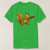 Schijf Golf Squirrel Frolf Frisbee Golf Disk 2 T-shirt (Design voorkant)