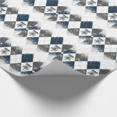 Schijf-Golf-stijlontwerp Cadeaupapier (Hoek)