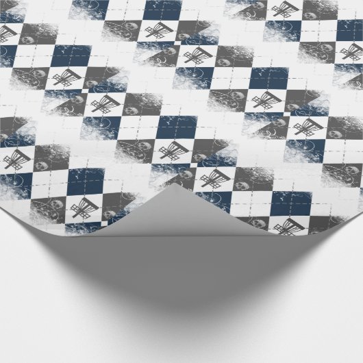 Schijf-Golf-stijlontwerp Cadeaupapier (Hoek)