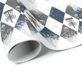 Schijf-Golf-stijlontwerp Cadeaupapier (Rol Hoek)