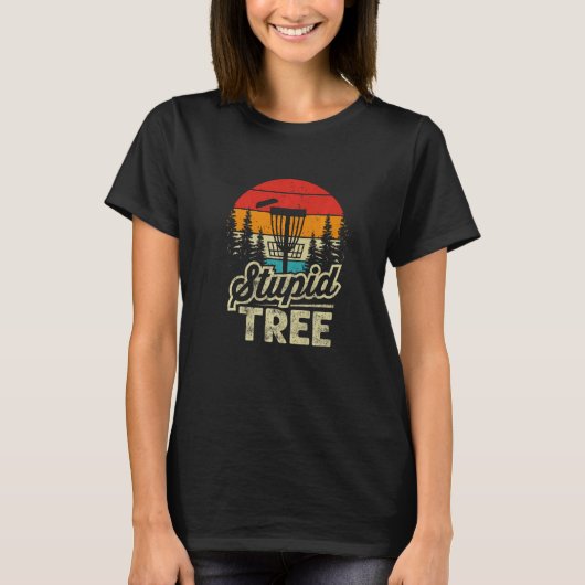 Schijf Golf Stompzinnige Boom Golf 10 T-shirt (Voorkant)
