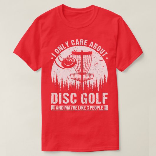 Schijf Golf T-shirt (Design voorkant)