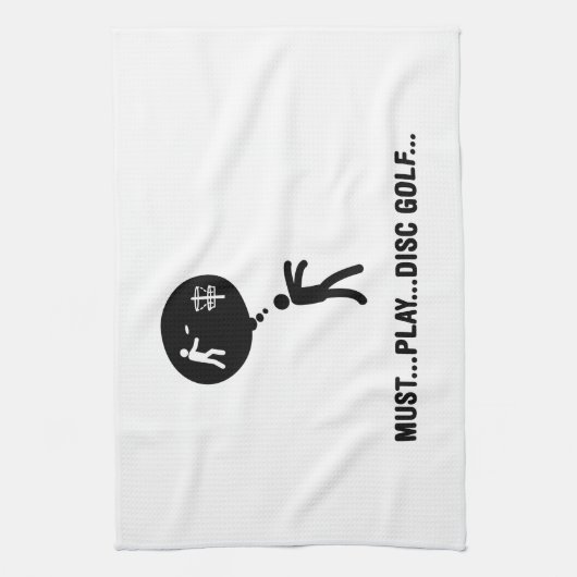 Schijf Golf Theedoek (Verticaal)