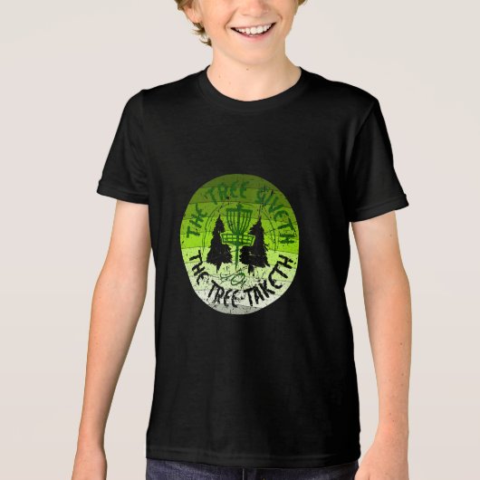 Schijf Golf Tri-Blend Shirt (Voorkant)