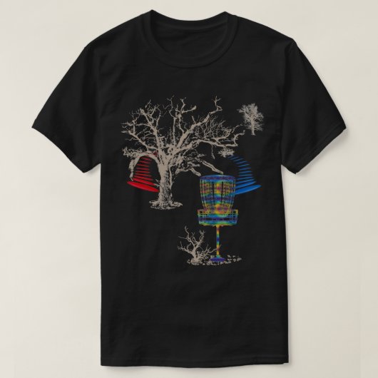 Schijf Golf uit de Bossen Frisbee Golf Classic TS T-shirt (Design voorkant)
