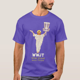 Schijf Golf wat Jezus Frisbee grappig zou vinden v T-shirt