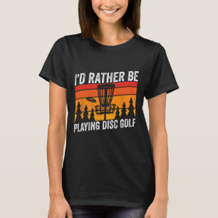 Schijf golfen ID in plaats van diskgolfer offerte T-shirt