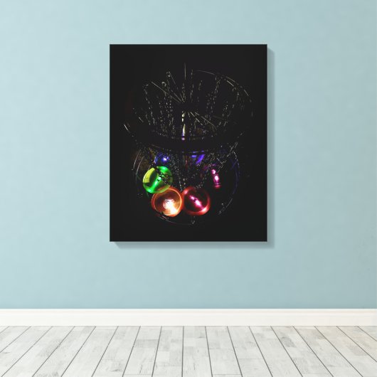 Schijf-Golffotografie print "Binnenste schoonheid" (Insitu (Houten vloer))