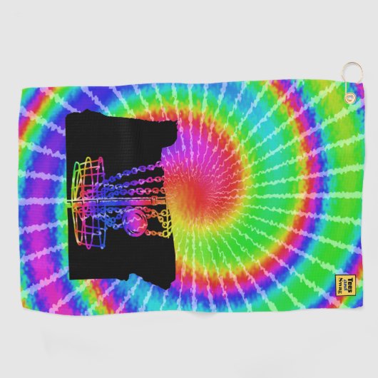 Schijf-golfhanddoek - Oregon-kabelkleurstof Golfhanddoek (Horizontaal)